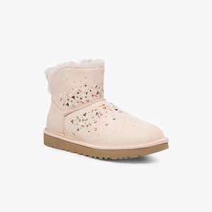 Ugg Classic Galaxy Bling Mini Women Boots Pink (5037DNUFH)